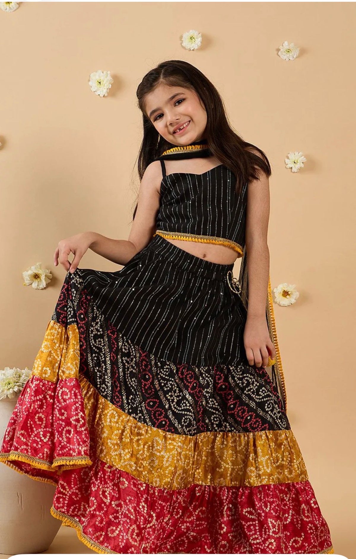 Girls croptop Lehanga