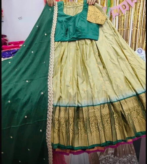Gadwal Silk Lehenga Set