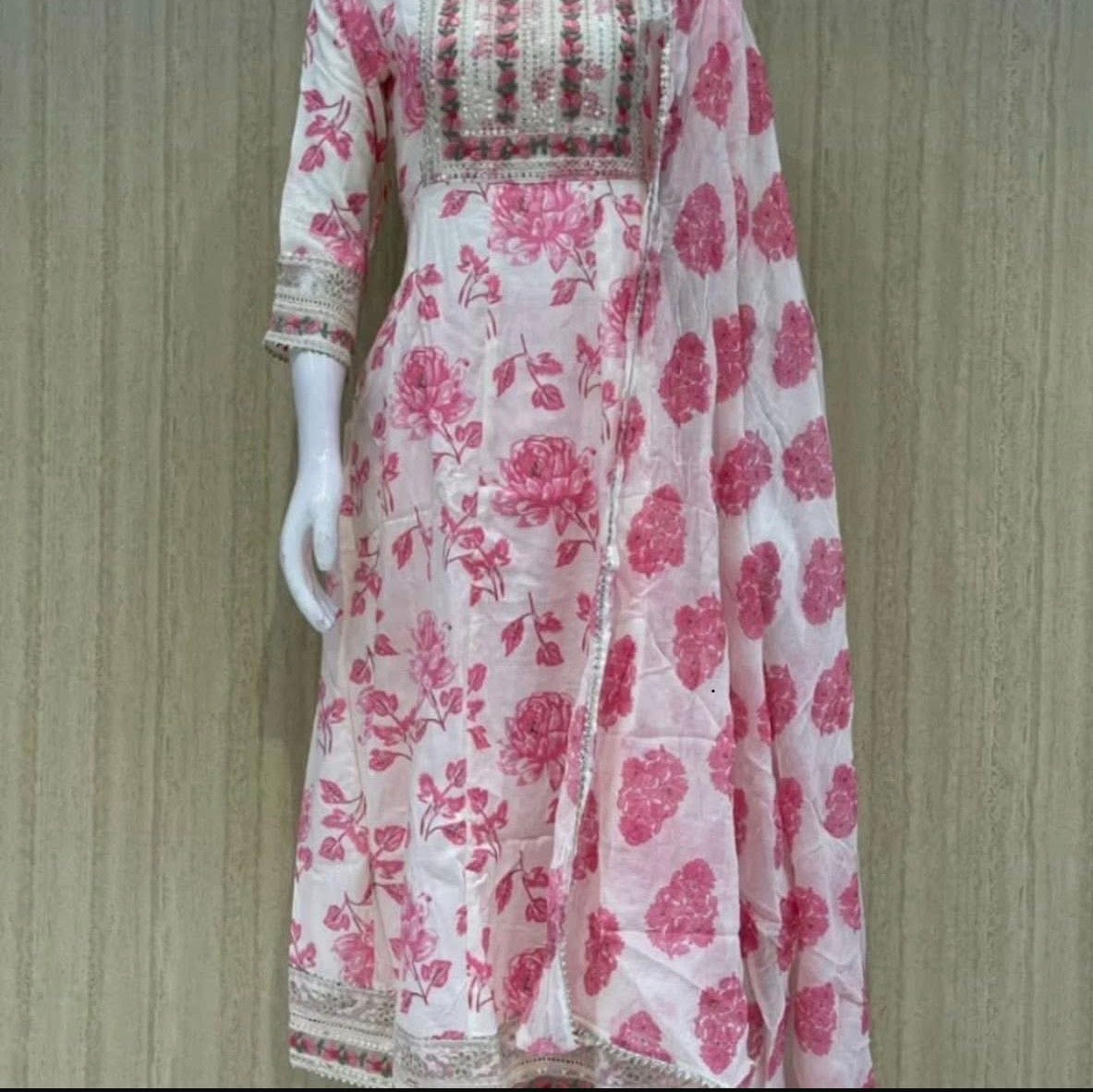 Mul Cotton Kurti Set